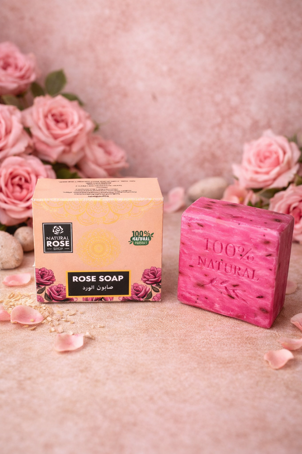 Orientalische Naturseife – handgefertigt | Natural Rose